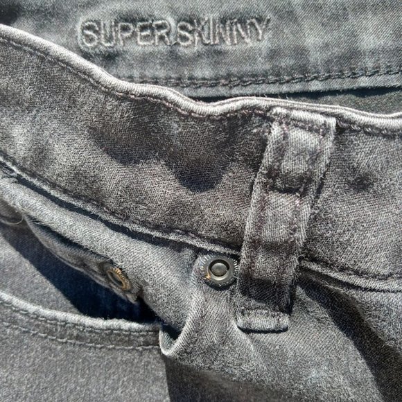 High-Waisted Wow Super-Skinny Bluenotes Black Jeans - Women's Size 2 - Picture 4 of 5